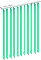 Elektrisch verstellbare Vertikal-Jalousie